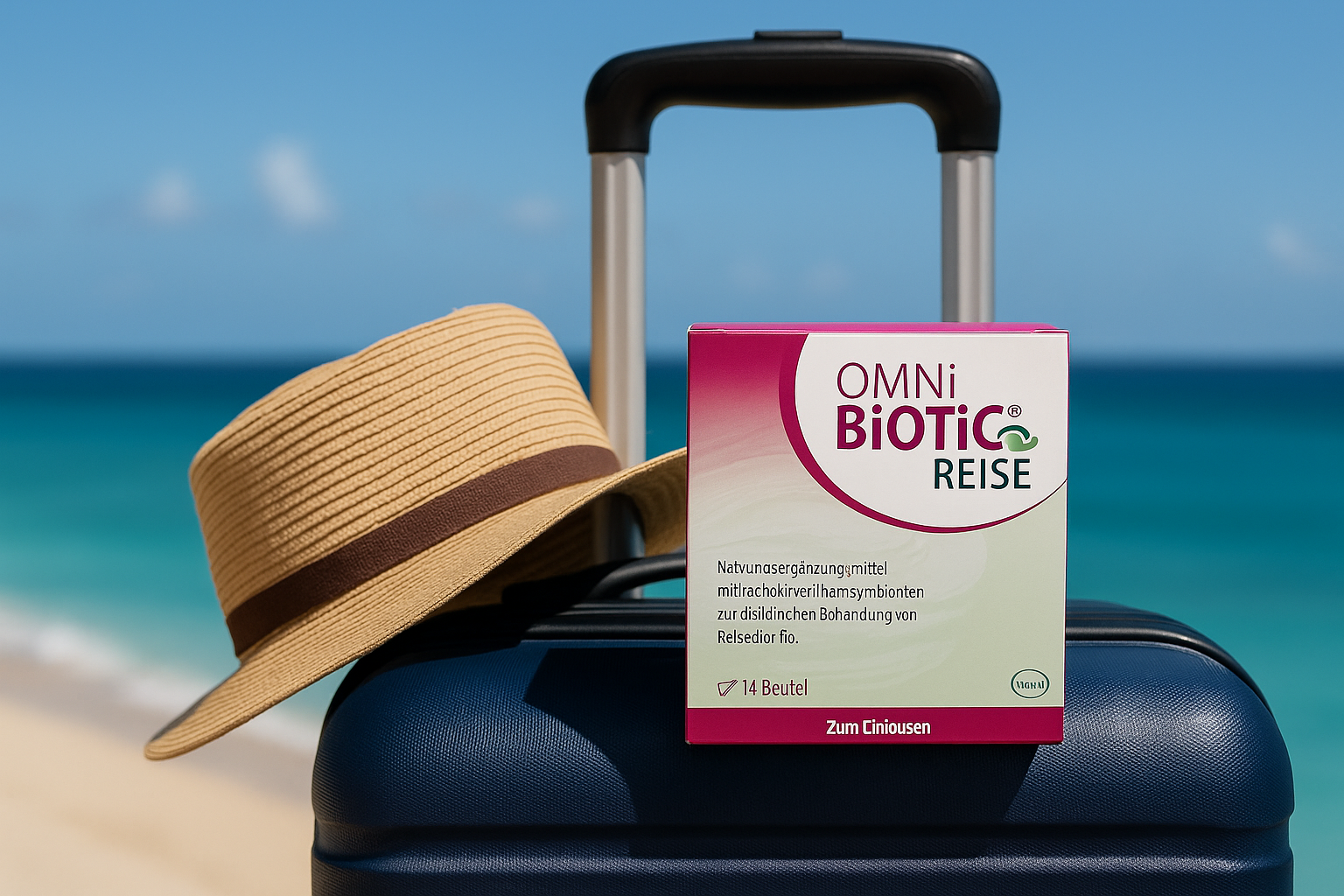 Titelbild zu „Revolutionäre Reisehilfe: Bleiben Sie unbeschwert mit OMNi-BiOTiC® REISE!“