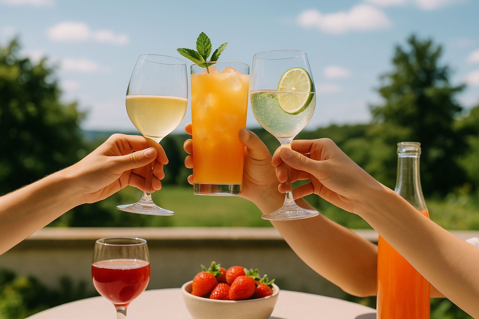 Titelbild zu „Sober Summer 2025: Alkoholfreie Drinks erobern Österreichs Gläser!“