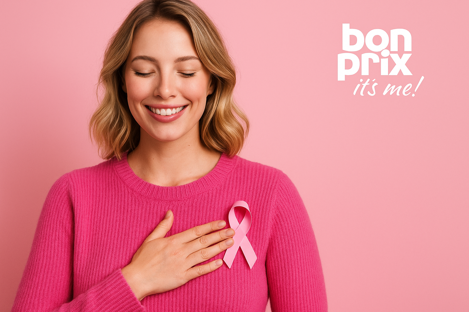 Titelbild zu „Bonprix‘ Pink Oktober: Die Kampagne, die Frauenleben retten könnte!“