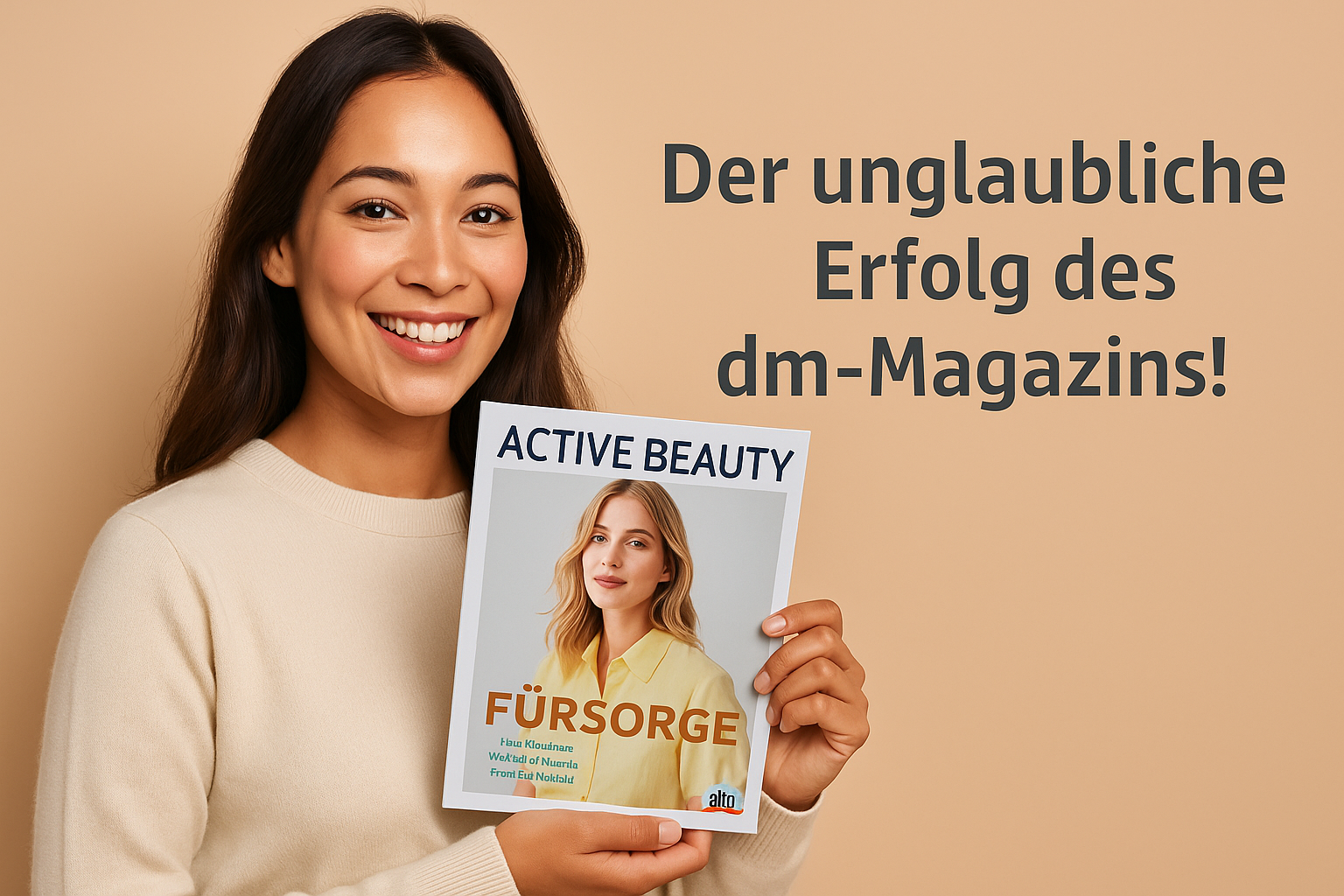 Titelbild zu „ACTIVE BEAUTY: Der unglaubliche Erfolg des dm-Magazins!“
