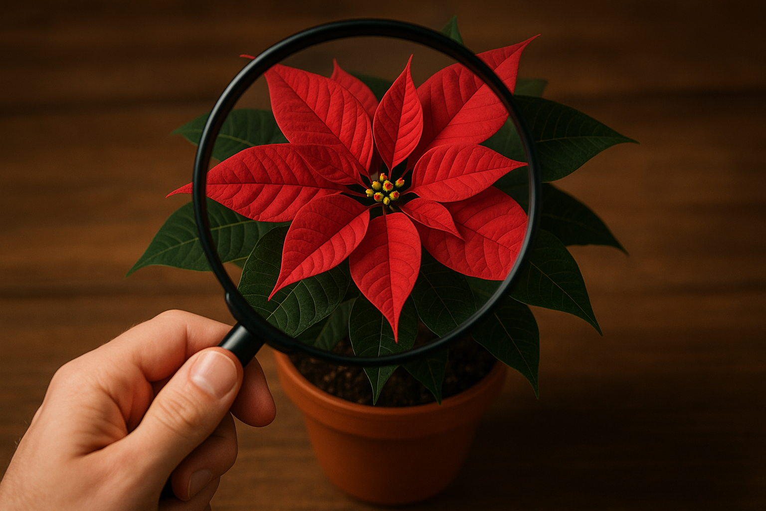 Titelbild zu „Entlarvt: Das Geheimnis hinter der ewigen Blüte des Weihnachtssterns!“