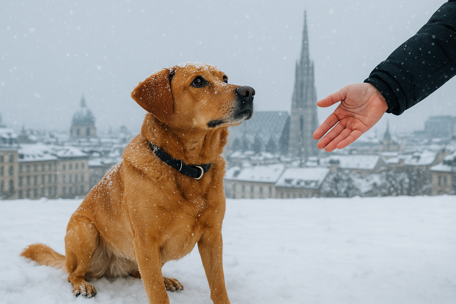 Titelbild zu „Schockfrost in Wien: So retten Sie Ihren Hund vor dem Winter-Fiasko!“