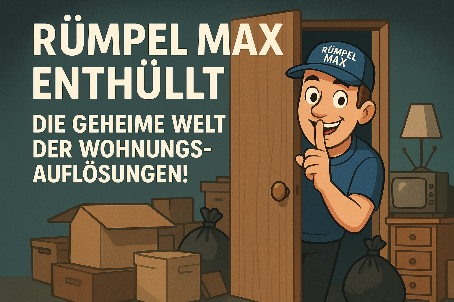 Titelbild zu „Rümpel Max enthüllt: Die geheime Welt der Wohnungsauflösungen!“