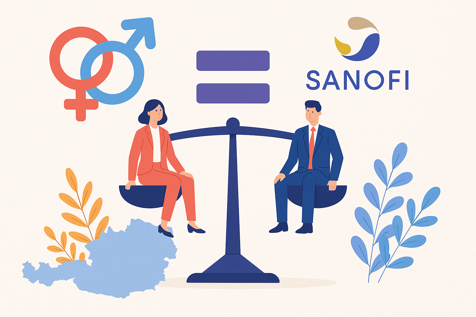 Titelbild zu „Sanofi Österreich: Revolution der Gleichstellung ohne Gender Pay Gap!“