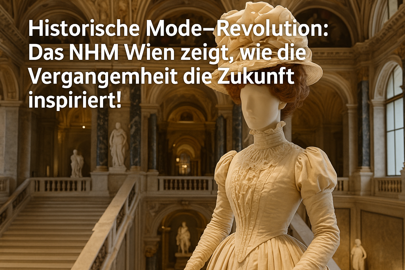 Titelbild zu „Historische Mode-Revolution: Das NHM Wien zeigt, wie die Vergangenheit die Zukunft inspiriert!“