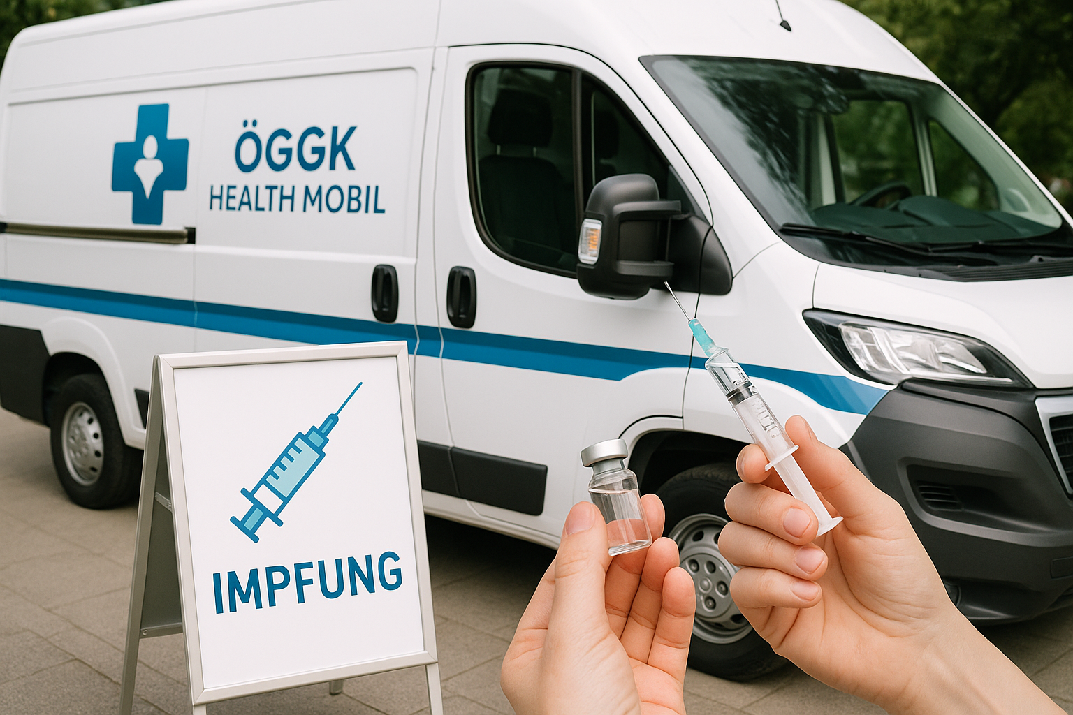 Titelbild zu „Über 5200 Impfungen in Rekordzeit: Die atemberaubende Erfolgsstory des ÖGGK Health Mobils!“