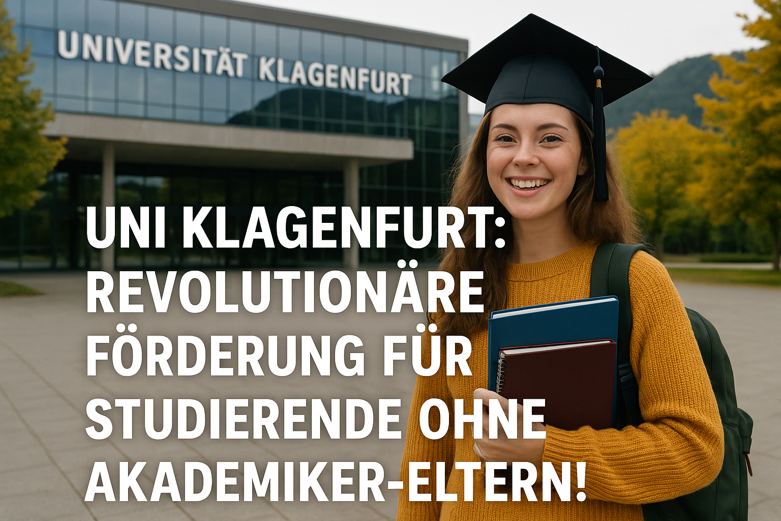 Titelbild zu „Uni Klagenfurt: Revolutionäre Förderung für Studierende ohne Akademiker-Eltern!“