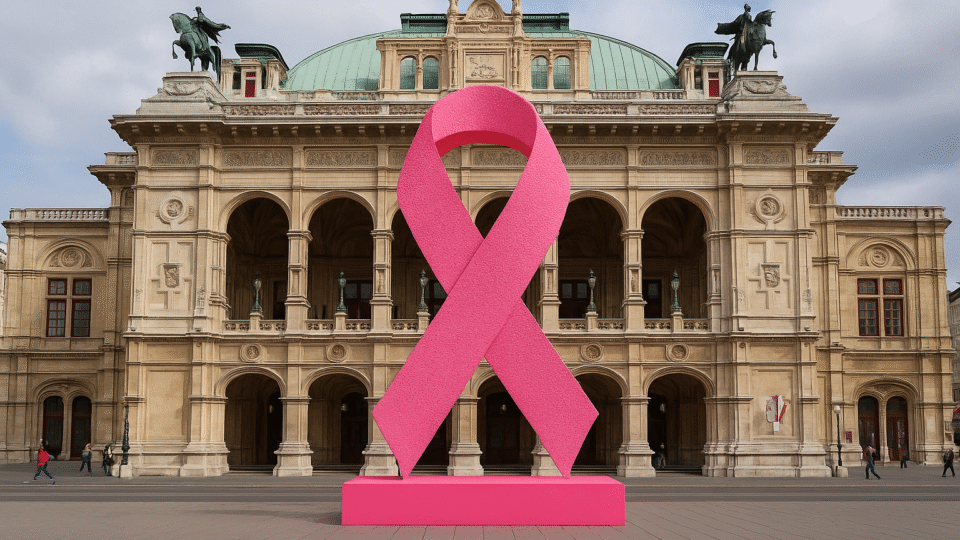 Titelbild zu „Wiener Staatsoper als Schauplatz: Bewegende Kunstinstallation gegen Krebs!“