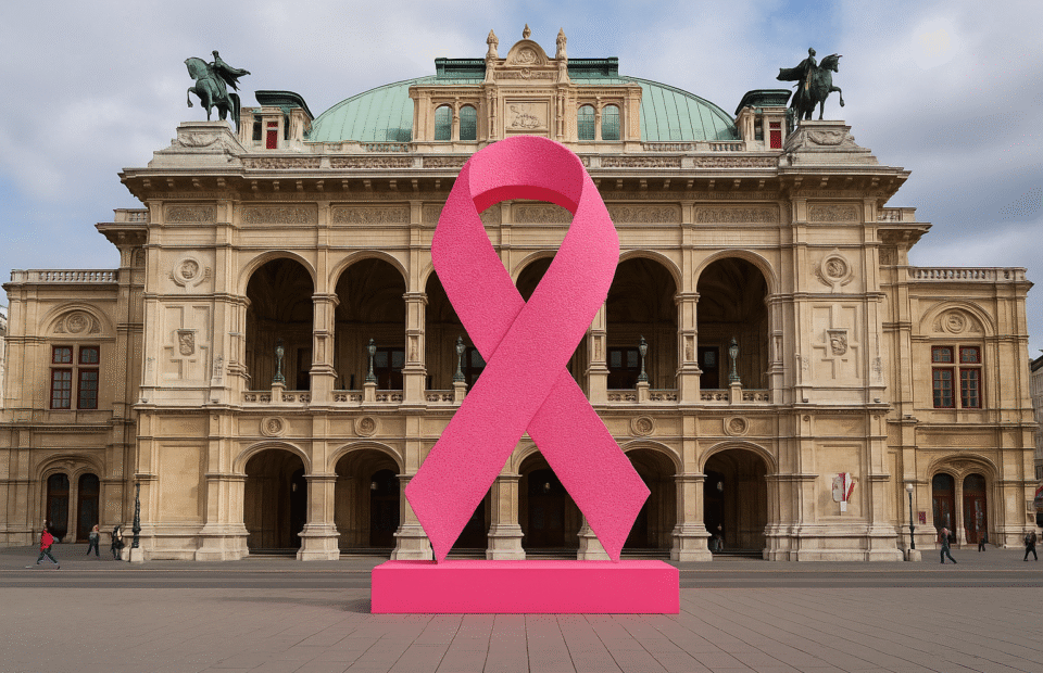 Titelbild zu „Wiener Staatsoper als Schauplatz: Bewegende Kunstinstallation gegen Krebs!“