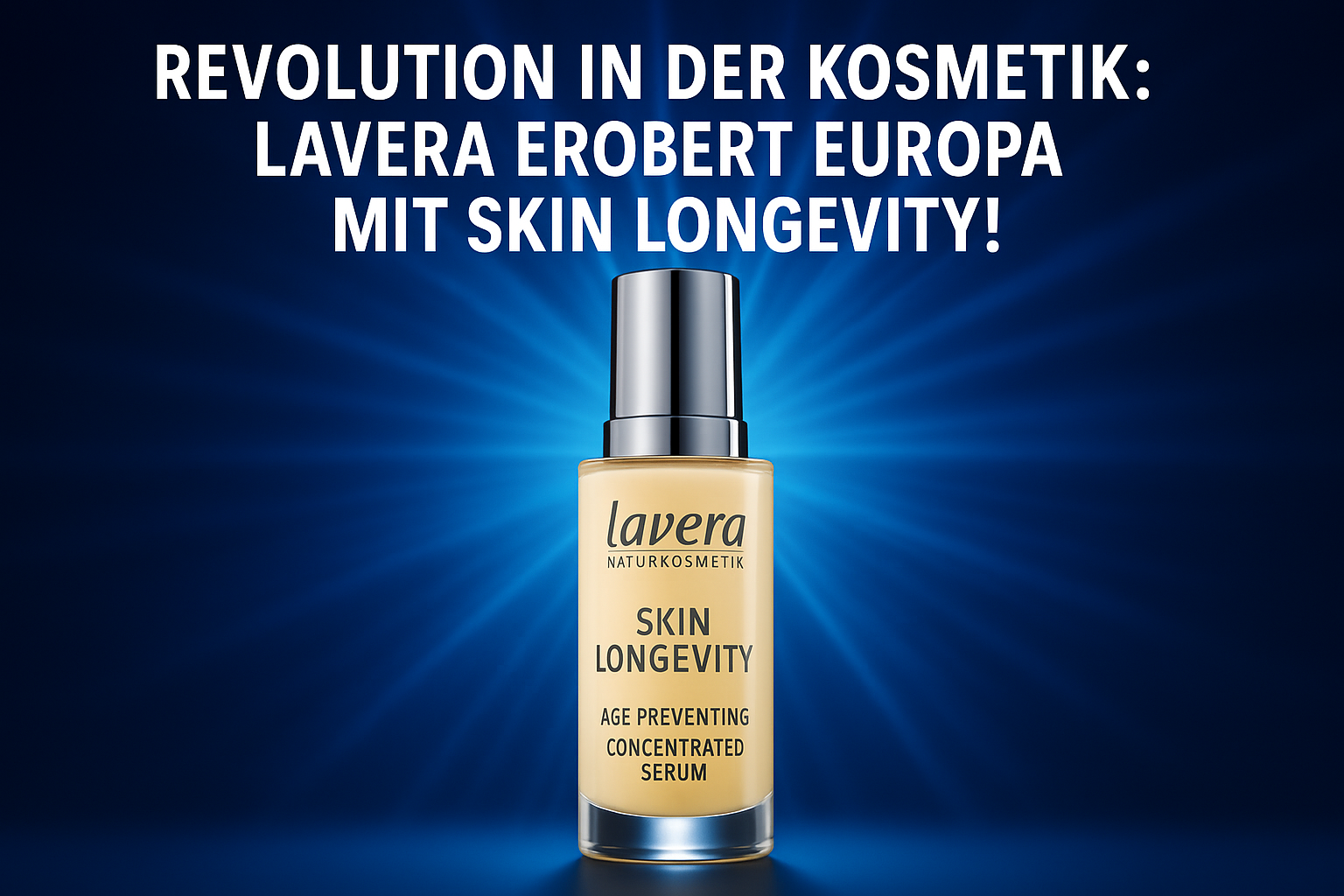 Titelbild zu „Revolution in der Kosmetik: Lavera erobert Europa mit Skin Longevity!“